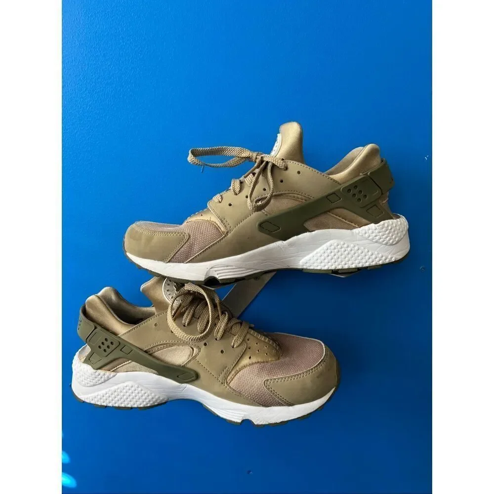 Nike Air Huarache Cargo Khaki Green Running Shoes Mens Size 13